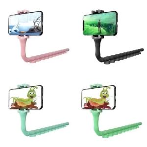 High-quality Quirky Cute 360-degree Adjustable Lazy Phone Stand Octopus Tripod Suitable for IPhone and Samsung Smartphones