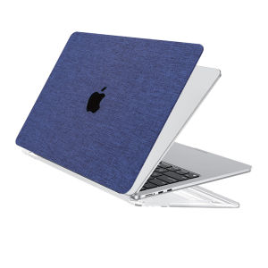 New Denim case for 2024 Macbook Air 13 M3 A3113 Pro M4 Laptop accessories Matte hard Case 2022 Air 15 M3 A3114 Air M1 M2 A2681 No fingerprints cover 2023 Pro 13 14inch A2442 A2992 A2338 2020 Air M1 A2337