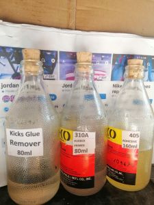 Kicks Glue Remover 80ml + Greco 310A Primer 80ml + Adhesive 160ml for Shoe Repair