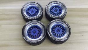 Bộ 4 Lốp Cao Su 65mm Và Vành Nhựa Dành Cho Xe Điều Khiển Từ Xa Tỷ Lệ 1/10 Dùng Cho Xe Đua Drift Chạy Đường Trường Lốp Chống Xịt Nước.