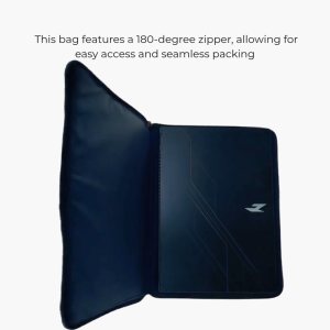 Laptop Pouch Sleeve with Zipper 14/15 inch with Protective Foam in Blue Gray and Black