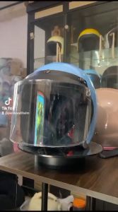 HELM BOGO GARIS 3 Clasic RETRO CLASSIC cewe cowo dewasa bagus murah helem hijab cepol