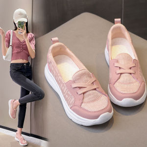 Womens Casual Shoes 2025 New Mom Shoes Lightweight Walking Travel Large Size 41-43 Beijing Old Cloth Shoes Fashionable Sporty Flat Heel