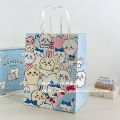 Cute Cartoon Large Capacity Handheld Gift Bag Kawaii Paper Bag Girl Heart Design Eco-Friendly Customizable National Delivery. 
