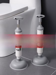 Powerful Toilet Drain Cleaner Toilet Plunger Siphon Home Bathroom Tools Sewer Blockage Solution Strong Suction Plumber Tools