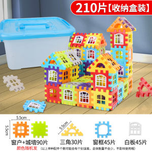 Đồ Chơi Xếp Hình Xây Nhà Cho Trẻ Em Đồ Chơi Giáo Dục Cho Bé Trai Và Bé Gái Từ 3-6 Tuổi Đồ Chơi Xếp Hình Khối Lớn Quà Tặng Sinh Nhật