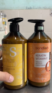 Cặp gội - xả Bondlady 750ml dưỡng sinh và trẻ hoá mái tóc
