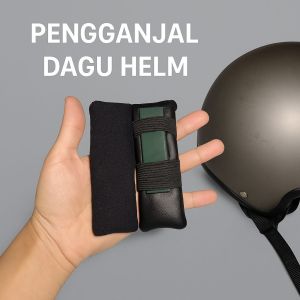 pengganjal dagu helm