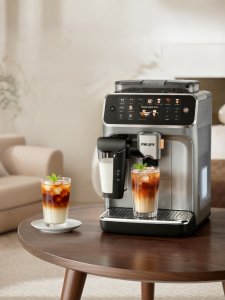 Philips | Máy Pha Cà Phê Espresso Tự Động Hoàn Toàn Cho Gia Đình Nhỏ Có Chức Năng Cold Brew & Xay Hạt Tươi