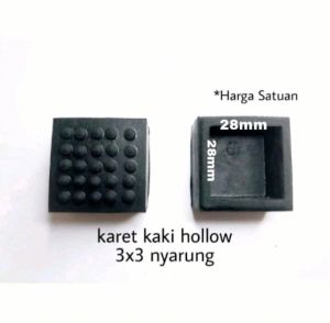 karet kaki hollow 3x3 asbak sarung tutup kursi kaki meja lemari rak ranjang