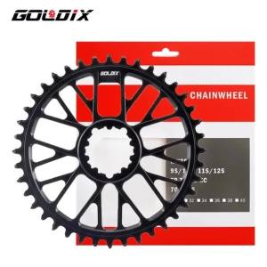 GOLDIX Ultralight Direct-Mount Chainring - Narrow-Wide Tooth Single-Speed Chainwheel Compatible with MTB and ROAD Bicycle Crank