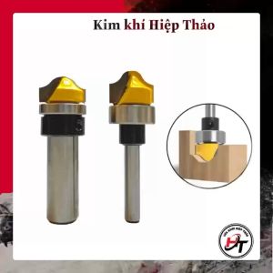 Mũi soi chỉ nổi cửa gỗ phay đánh chỉ pano CNC Vàng MSDCPN-V