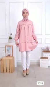 MEYDI long Tunik atasan Wanita dewasa super premium bahan cotton yokka one size (28)