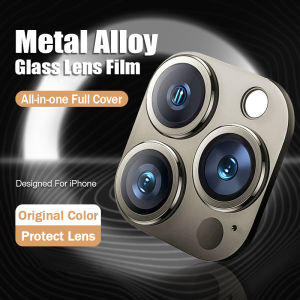 CrashStar Metal Alloy Full Cover Camera Lens Protector For iPhone 17 16 15 14 Pro Max Air Plus 13 12 11 Pro Max Mini Tempered Glass Lens Film Protective Film Screen Protector
