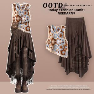 NEEDARNA | Bohemian Mielade Style Summer Long Dress