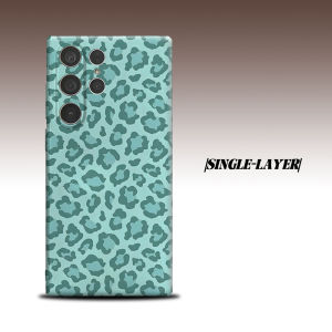 BILIBILI | mint leopard print For Samsung Galaxy S26 S25 S24 A56 A36 Dual Layer Luxury Fashion Full Lens Protective Case