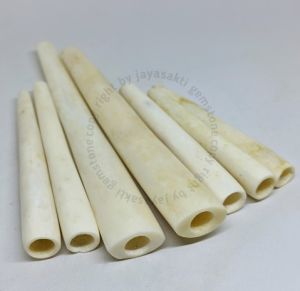Pipa Rokok Tulang Sapi Putih Original Gepeng dan Oval Rasa Gurih