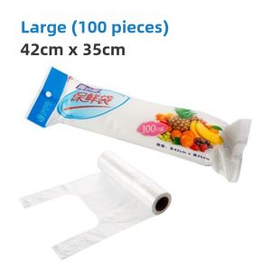Food Freshness Bags Disposable Transparent Roll