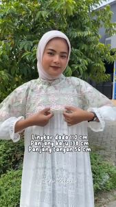 Baju Gamis Terbaru Mewah Exila Dres Brukat Mix Tile Garden Full Puring Dress Wanita Kondanga Brokat Kekinian Jumbo M L XL XXL 3XL Outfit Lebaran Seragaman Warna Putih Viral Fashion Korean Style