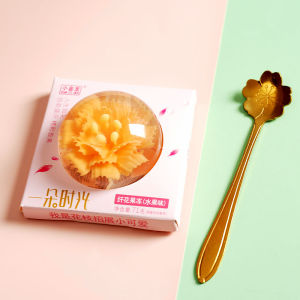 Childrens Day Floral Jelly Decorated Flower Gelatin Dessert Snack High Aesthetic Value Artificial Flower Simulation Sweet Treat