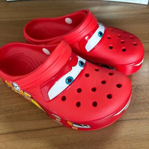 Disney Mcqueens Pixar Cartoon Solid Waterproof Slippers Outdoor Sand Sandals Casual Breathable Ankle-wrap Eva Adult Shoes Gifts