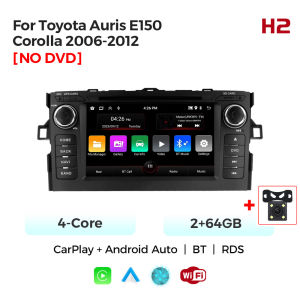MEKEDE NaviFly Multimedia Player For Toyota Auris E150 Corolla 2006-2012 Wireless CarPlay Android Auto BT WIFI GPS Car Head Unit