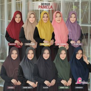 Jilbab bergo Hamidah Jersey / Hijab Jersey / jilbab sport / Hijab Instan Jersey Pinguin Hijab Bergo Jersey Pamela / Jilbab Instan Terlaris / Jilbab Jersey / Khimar / hijab jersy terbaru Bergo Polos Pet Antem-Jilbab Instan Jersy