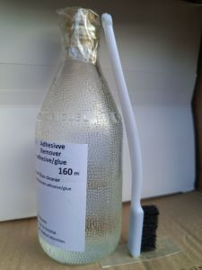Adhesive remover strong powerful for reglue rubber shoes