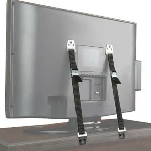 2PCs/Set Anti-tip TV Furniture Positionning Straps: Kids Safety Metal Straps Household Supplies