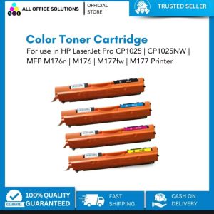 AOS 126A CE310A CE311A CE312A CE313A /130A CF350A CF351A CF352A CF353A  Color Toner Cartridge for HP LaserJet Pro CP1025/CP1025NW / For Hp Laserjet Pro MFP M176n M176 M177fw M177 Printer