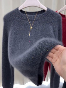 Fashion High-end New Spring French Design Loose Lazy Style Sweater
