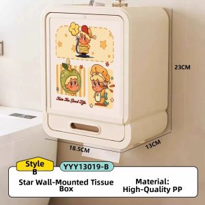 RUIDEDAN | Creative Wall-mounted Double-layer Waterproof Toilet Paper Holder
