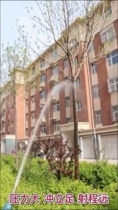 ALX MALAYSIA 1/2" Full Brass Nozzle Water Pipe Joint High-Pressure Direct Sprinkler Connector Garden Hose Adjustable Pressure Washer Water Pipe Joint Sprinkler Car Wash Spray Connector 高压喷头