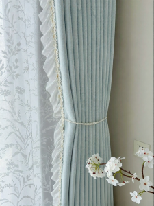 MEIYUAN | Heat-setting French Style Blackout Curtains