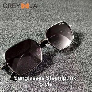 Grey Jack Kacamata Hitam Sunglasses Polarized Model Kotak Keren Unik Bahan Metal+TR 31892