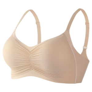 MiiOW | Wireless Comfortable Bra Womens Seamless Gathered No Trace Top Boost Small Chest Show Big Prevent Sagging No Rim Underwear