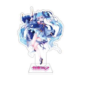 Bandai | Hatsune Miku large acrylic standee double sided illustration decoration 15cm anime figure Luotianyi