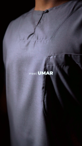 Casella Baju Koko Kurta Pria Lengan Pendek Basic Polos | Muslim Daily Wear Umar