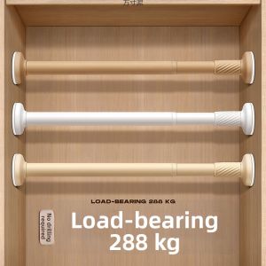 Adjustable No-drill Wardrobe Pole