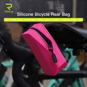 RRSkit | RRSKIT Siêu Nhẹ Silicon Túi Đuôi Xe Đạp Chống Thấm Nước Đường/Núi/Sỏi/Xe Đạp Gấp Yên Xe Phía Sau Bộ Dụng Cụ Di Động