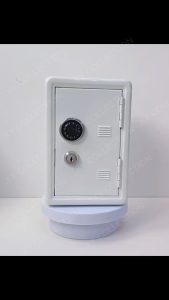 Mini Safe Box Piggy Bank Money Coin Savings Box with Lock Password Kids Gift Storage