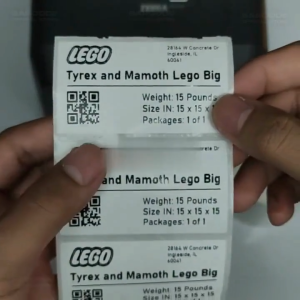 Stiker Label Thermal Resi 80x50 isi 500 Core 1 Inch Kertas Stiker Printer Bluetooth Barcode 80mm