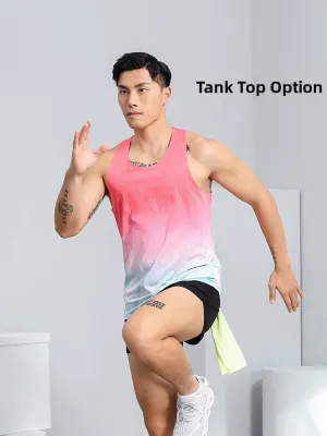 Professional Running Vest for Mens Marathon Athletic Competition Sports Student Training Equipment Crossbody Design