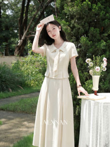 Đầm Dài Mùa Hè Thiết Kế Elegante Phong Cách Pháp