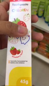 Pigeon Toothpaste | Pigeon Pasta Gigi Bayi 45gr Orange Strawberry
