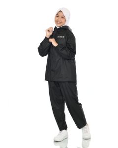 REMAJA!! jas hujan stelan celana ukuran remaja bahan tebal PVC 025