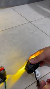 Lampu Tembak Motor Mobil /lampu Sorot Led/lampu Sorot Owl 2 Led Dc 12-24v 40w Cahaya Kuning-putih/lampu Tembak Led Motor/lampu Tembak Laser D2/owl Putih Kuning Jauh Dekat Lampu Tembak