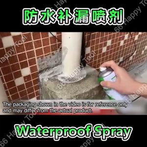 (450ML / 700ML) ROBOMAX Waterproof Spray Multi-function Repair Leaking Semburan Kalis Air Black White Grey Clear Ready Stock Malaysia