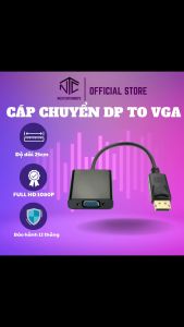 Cáp chuyển đổi DP displayport  sang VGA  chất lượng fullHD 1080P  1379911
