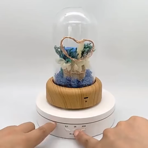 COD KIRIM CEPAT Alas Putar Display Produk Fotografi Live Untuk Jualan Rotating  Stand Turntable 6in1 14.5cm - QM1047